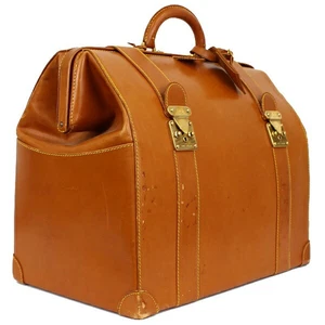 Louis Vuitton M80110 Sac de Voyage Boston Bag Nomade Leather Brown Authentic - Picture 1 of 9