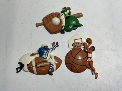 Decoração de parede esportiva vintage 1991 Burwood futebol beisebol basquete berçário anos 90 - Imagem 1 de 4