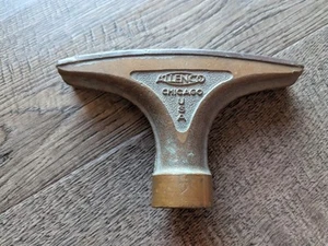 Vintage ALLEN CO. Chicago Cast Bronze 7000 Fan Spray Garden Hose Nozzle - Picture 1 of 5