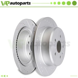 Rear Slotted Brake Rotors Disc For Lexus GS300 GS400 GS430 SC430 2001-2005 IS300 - Picture 1 of 6