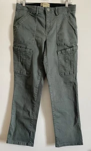 Democracy Olive Green Utility Cargo Pants with Pockets Size 10 NWOT ❤️ - Picture 1 of 4