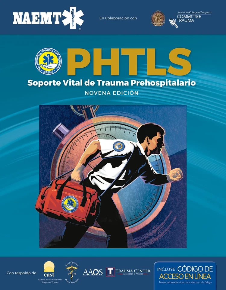 PHTLS 9e Spanish: Soporte Vital de Trauma Prehospitalario, Novena Edición: ... - Image 1 of 1