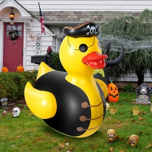 1 Stck. 4,6 Fuß Halloween Riesige Aufblasbare Ente Outdoor Dekorationen, Riesiger Schlag U... - Bild 1 von 8