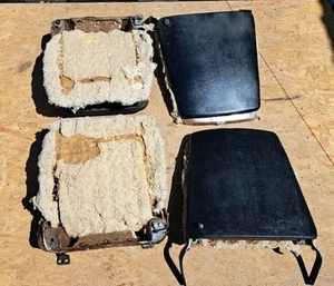 Pair Original 1967 1968 Camaro Firebird Bucket Seats W/ Tracks Solid Cores 67 68 - Picture 1 of 16