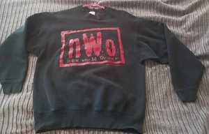 Vintage 90s NWO New World Order Wrestling WWE WCW Sweatshirt X-Large READ - Picture 1 of 13