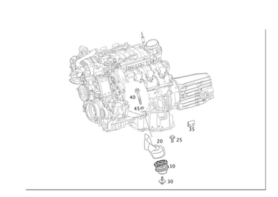 正品梅赛德斯-奔驰橡胶衬套 216-240-00-17-64 — 第 1/2 张图片
