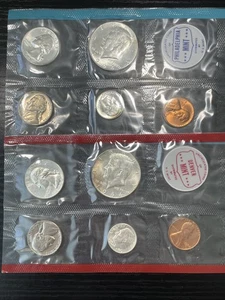 1964 United States Mint Uncirculated Set Philadelphia And Denver P & D Mints - Picture 1 of 6