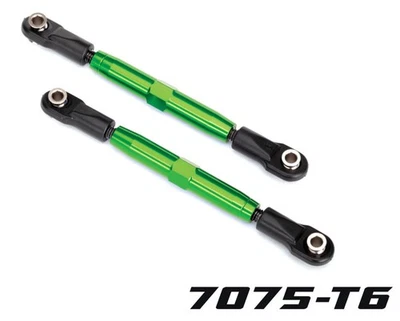 Traxxas 3644G Left & Right Camber Link Turnbuckle Aluminum Green 73mm, 4x4 Slash - Image 1 of 4