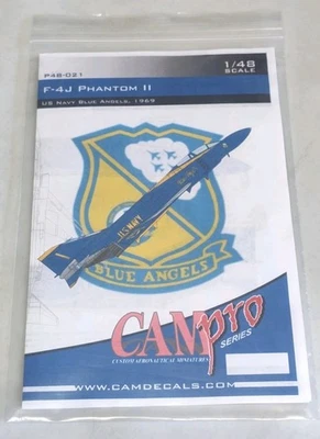 Cam Pro Decals 1:48 Scale P48-021 Blue Angels F-4J Phantom II US Navy A&B Custom - Image 1 of 4