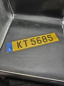 Europäisches Fahrzeug Nummernschild Craft Mancave Dekor Garage KT 5685 - Bild 1 von 6