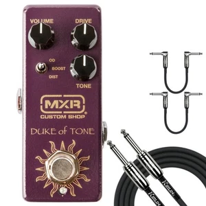Pedal de efectos para guitarra Dunlop MXR Duke of Tone Overdrive Custom Shop con cables - Imagen 1 de 10