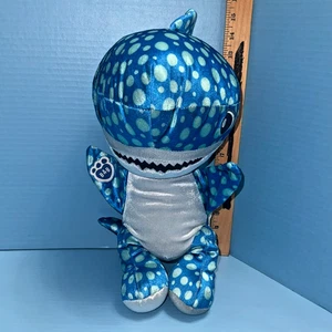 Costruisci un orso squalo settimana squalo balena blu maculato 16" peluche BAB - Foto 1 di 9