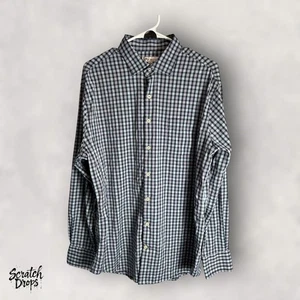 Peter Milan Men's Polo Shirt Long Sleeve Button Down Checkered Casual Top M M02 - Picture 1 of 3