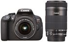 Canon Digital SLR Camera EOS Kiss X7i Double Zoom Kit EF-S18-55 IS STM/EF-S55-25