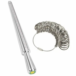 Ringgroessenmesser Kunststoff Finger Ring Groessen Dorn Stock Gauge Schmuck - Picture 1 of 6