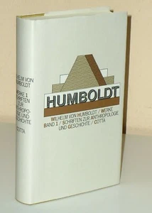 Wilhelm von Humboldt: Schriften zur Anthropologie und Geschichte (Werke Band 1) - Bild 1 von 3