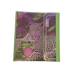 Trapper Keeper Binder, Retro 80's Leapord, 1 Inch Binder W/ 2 Folders NEW - Picture 1 of 2