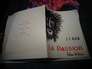 J.S Bach Die Passion nach Johannes Metz 1958 René Alix schön illustriert 1/1000 - Bild 1 von 7