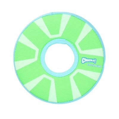 Chuckit! Max Glow Zipflight 21Cm Medium Throw & Go Frisbee Dog Toy - Image 1 of 3