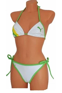 PUMA Bikini Triangel Neckholder Damen Mädchen 804314 01 NEU - Picture 1 of 2