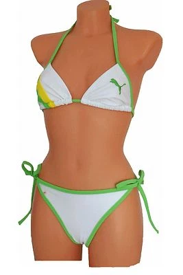 PUMA Bikini Triangel Neckholder Damen Mädchen 804314 01 NEU - Bild 1 von 2