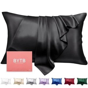 100% Silk Pillow Cases King Size Mulberry Silk Pillowcase for Hair & Skin 20 ... - Picture 1 of 7