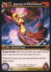 World of Warcraft TCG Karina of Silvermoon - Blood of the Gladiators 135/208 - Picture 1 of 2