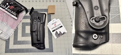 Safariland 6365 ALS/SLS Level-3 LH Duty Holster: GLOCK 19 23 + LIGHT - LEFT HAND - Image 1 of 4