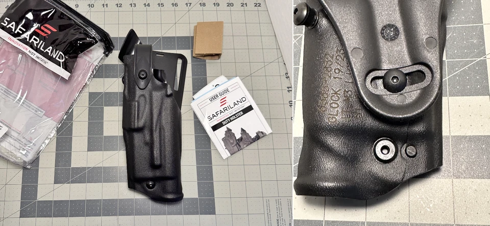 Safariland 6365 ALS/SLS Level-3 LH Duty Holster: GLOCK 19 23 + LIGHT - LEFT HAND - Image 1 of 4