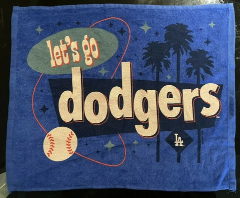 MLB 2021 Los Angeles Dodgers Atlanta Braves NLCS Game 5 Rally Towel SGA 10/21/21 Cover