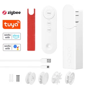 Tuya ZigBee Intelligent Pull Bead Curtain Motor Electric Roller Blinds Shutter - Picture 1 of 11