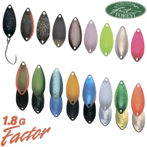Forest FACTOR 1.8 g 24 mm Area Trout Spoon Assorted Colors - Picture 1 of 16