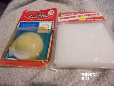 1984 Vintage Needleform Kitchen Jar top Insert USA MADE 5 Count in Package NOS - Image 1 of 4