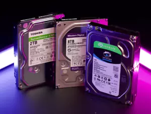 HARD DRIVE 3.5" 1TB 2TB 3TB 4TB 6TB SATA HDD CCTV DESKTOP PC DVR CCTV NAS USED - Picture 1 of 3
