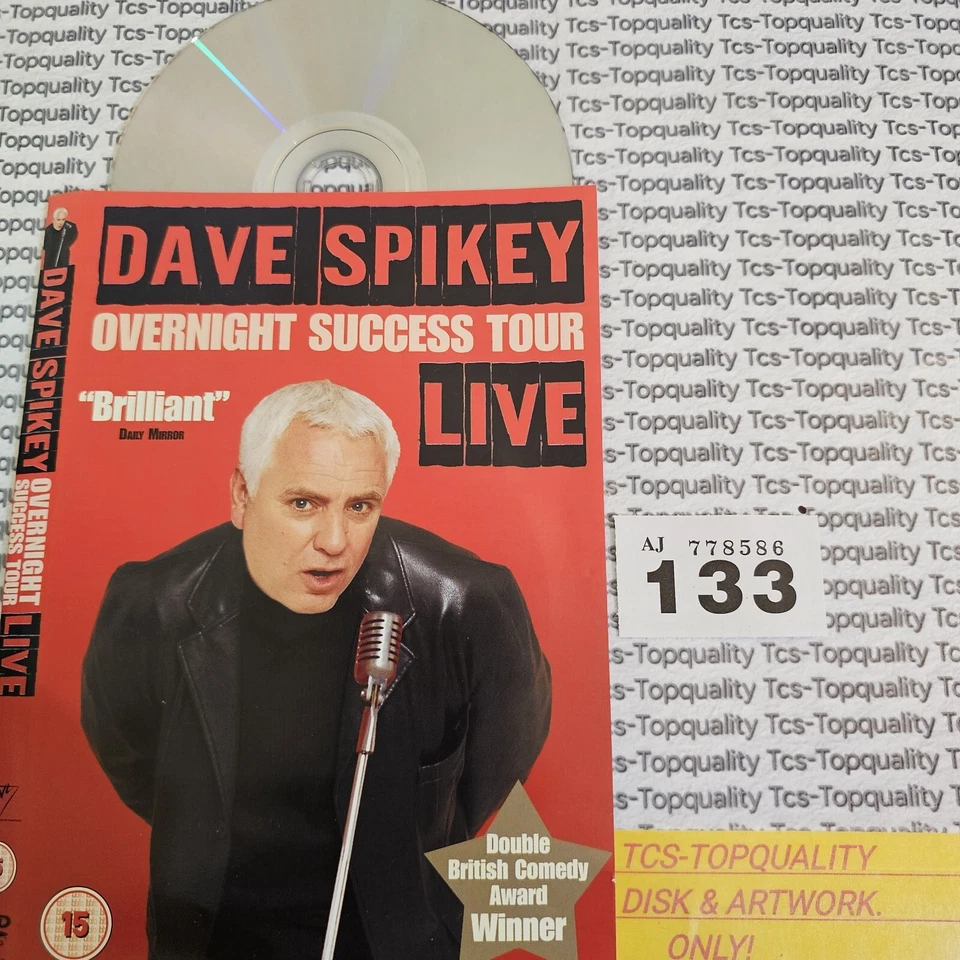 Dave Spikey - Overnight Success Tour DVD Comedy Disc And Art Work only Save £s - Image 1 of 1