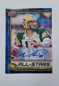 2015 Upper Deck CFL Signatures #151 Mike Reilly AS SN 23/25 - Picture 1 of 2