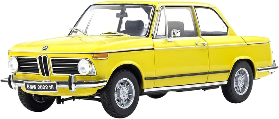 Kyosho BMW 2002 Tii Yellow 1972 1/18 08543GF