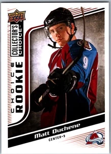 09-10 UD COLLECTOR'S CHOICE ROOKIE - MATT DUCHENE RC #251 COLORADO AVALANCHE - Bild 1 von 2