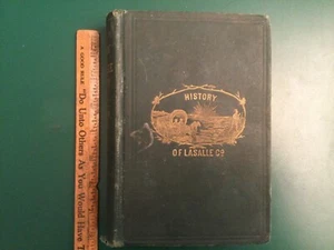 History of La Salle County Illinois & Sketch of Settlers in Towns Baldwin 1877 - Picture 1 of 24