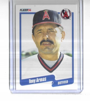 1990 Fleer #126 Tony Armas California Angels - Image 1 of 2