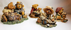4x figurines Boyds Bears & Friends résine 2255 2249-06 2223 2236