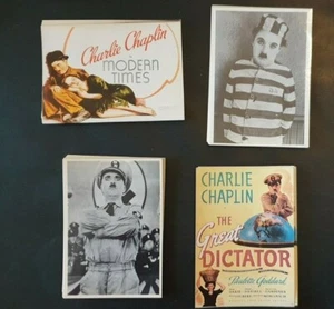 Set of Four Charlie Chaplin Vintage Postcard. Hollywood Movie - Picture 1 of 2