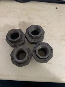 Pipe Fitting - 3/4" BLACK Cast Iron UNION NPT (set of 4) - Picture 1 of 3