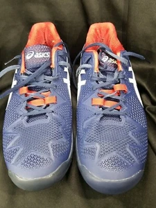 Size 10.5 Asics GEL-RESOLUTION 8 Men's Tennis Shoes - Picture 1 of 21