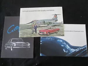 1964 Mercedes Benz Rare Armed Force Export Catalog 230SL 220 300 SE 600 Brochure - Picture 1 of 10