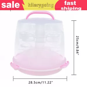 24 Slot Cupcake Muffin Carrier Containers Reusable Caddy Cake Holder With Handle - Picture 1 of 11