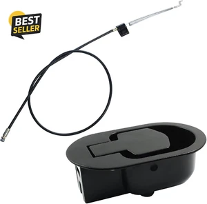 Metal Recliner Replacement Parts with Cable, Black Heavy Duty Recliner Release L - Picture 1 of 12