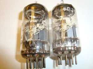 Matched Pair 6DJ8 Röhren, Philips Amperex Bugle Boy, Produktion 1962 - Bild 1 von 2