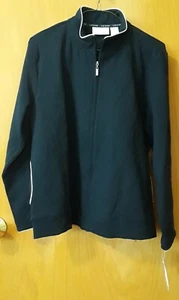 Liz Claiborne Women's Full Zip Dark Navy Blue Jacket Size M Petite, NWT! - Picture 1 of 6
