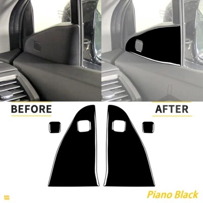 Глянцевая черная отделка внутренней двери стойки панели пианино для Honda Ridgeline Pilot - Изображение 1 из 4